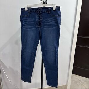 Fashion Nova Deep Blue Denim Jeans